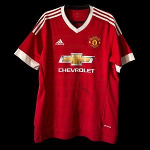 MANCHESTER UNITED HOME JERSEY 15/16 SIGNED